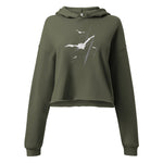 Bats Crop Hoodie